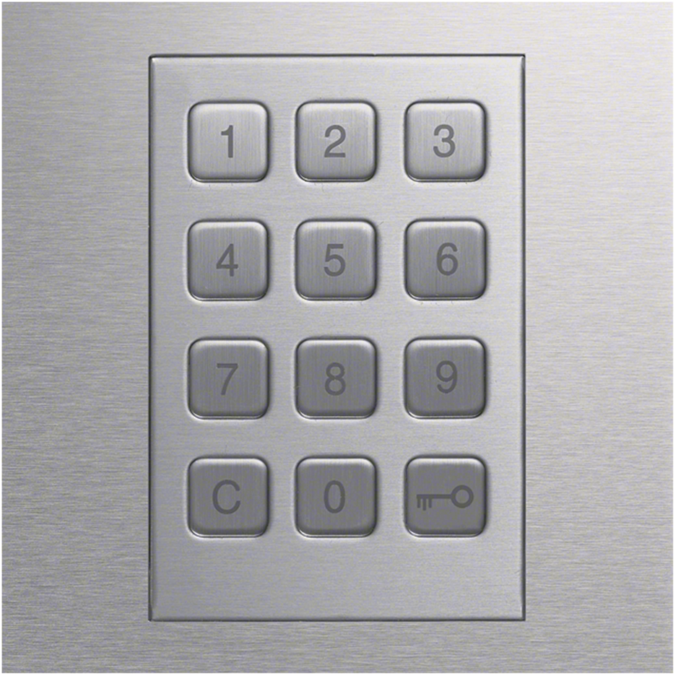 DLM-256 Tastatur Modul für Display-Ruf EB i2Audio Edelstahl matt MODESTA