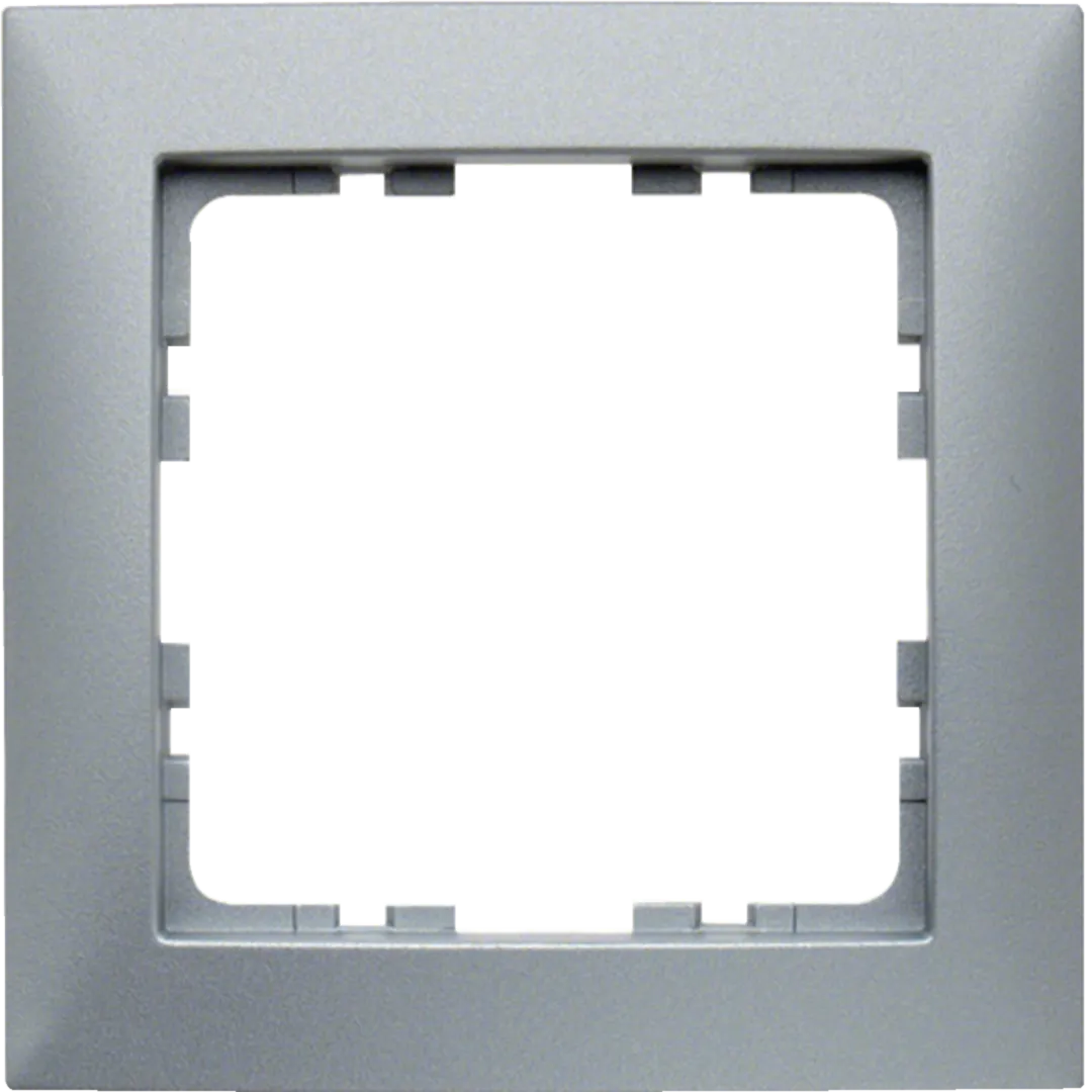 10119939 - Afdekraam 1-v, berker S.1, aluminium mat