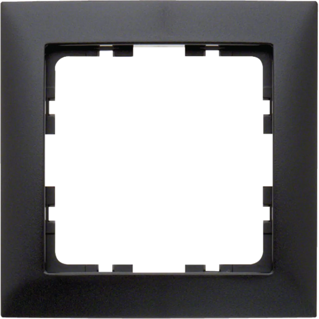 10119949 - Ram 1-fack S1 i plast för vertikal och horisontell montage, Antracit