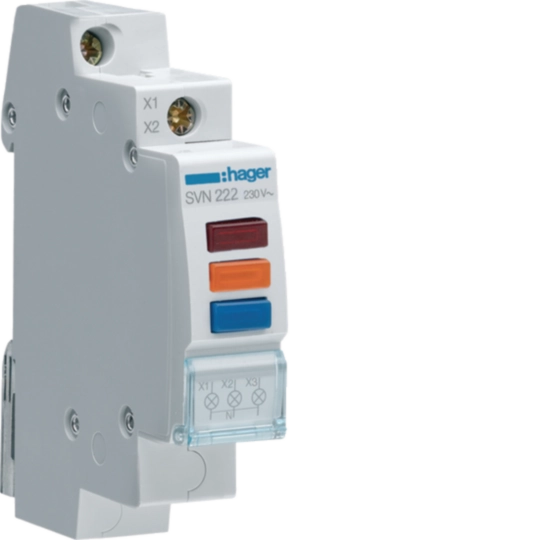 SVN222 - Green &amp; red LED Double indicator light 12/48V