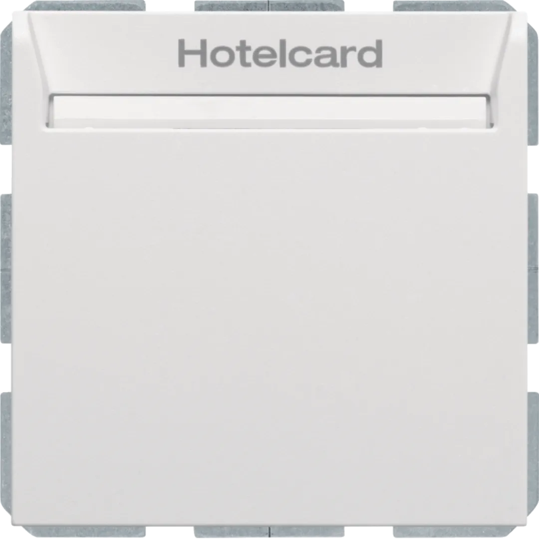 16409909 - Hotelkaart-relaisschak. berker S/B, polarwit mat
