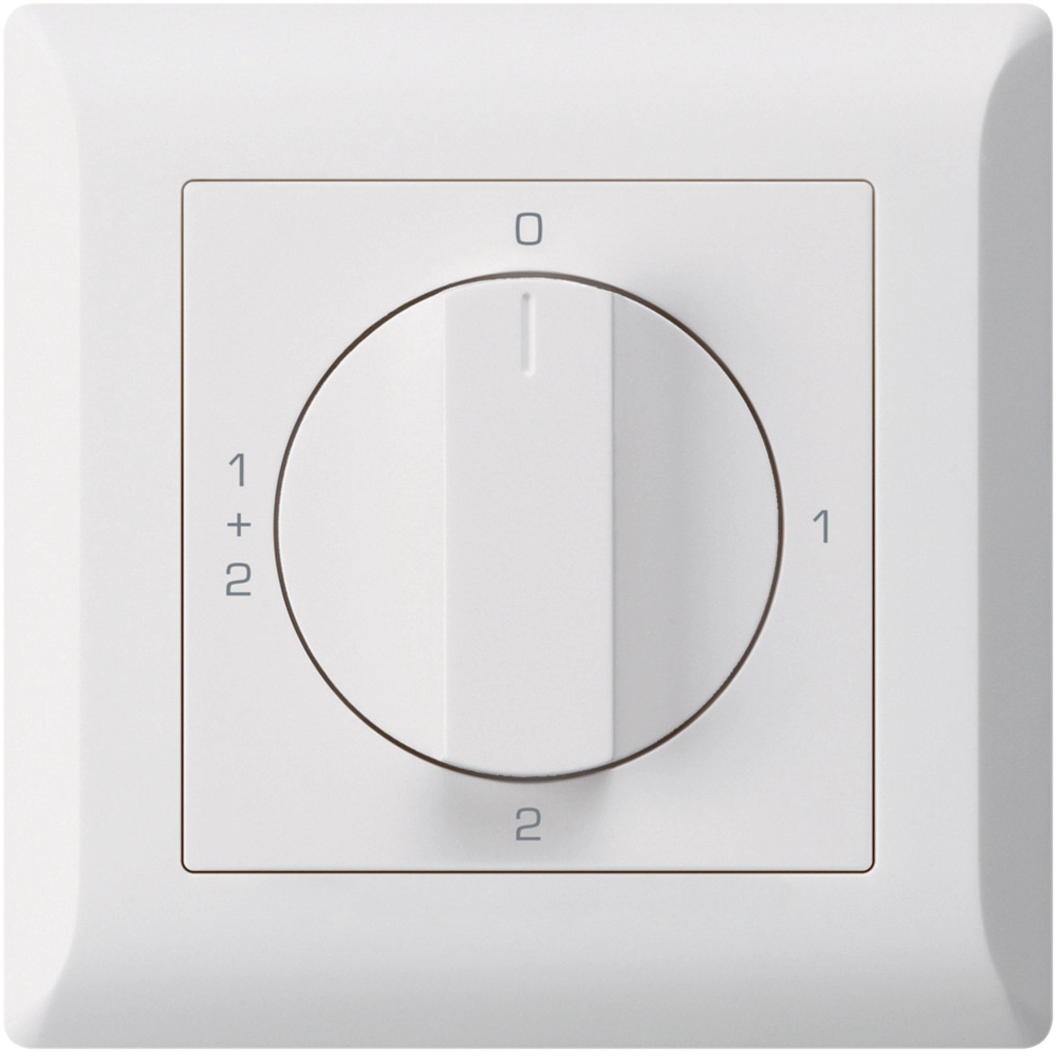 WH25180400C - Interrupteur rotatif ENC kallysto.line 1/1L blanc avec manette