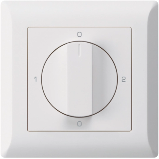 WH25180500C - UP-Drehschalter kallysto.line 2/1L weiss mit Drehgriff