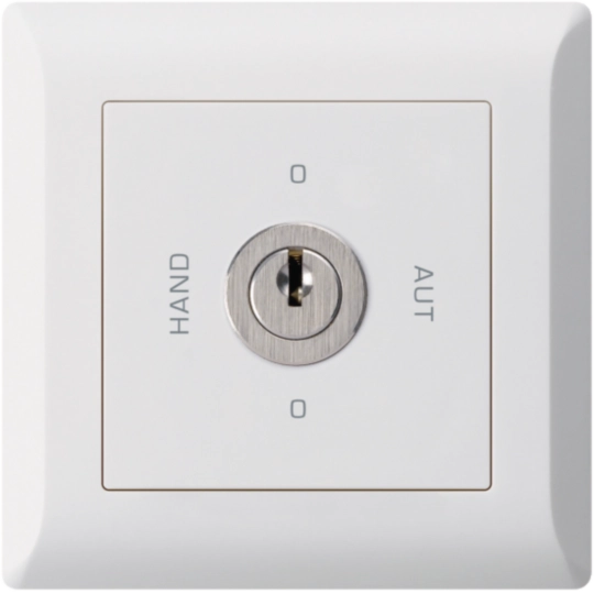 WH25185000C - UP-Drehschalter 0-Hand-0-Aut kallysto.line 2/1L weiss mit Schloss