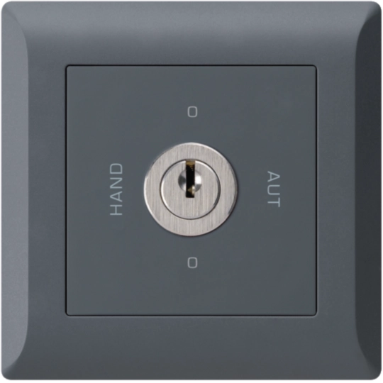 WH25185004C - UP-Drehschalter 0-Hand-0-Aut kallysto.line 2/1L anthrazit mit Schloss