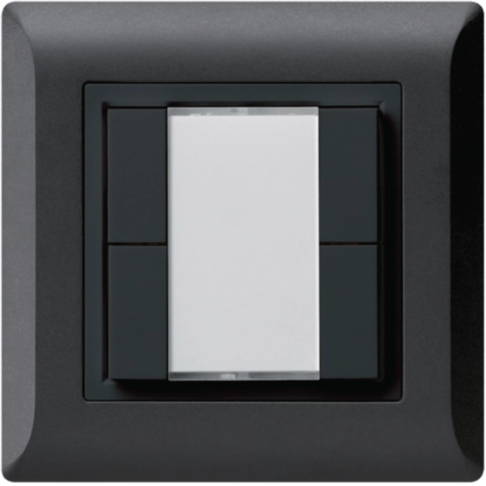 WH25260405C - UP-Universaltaster 4×kallysto.line ohne LED schwarz