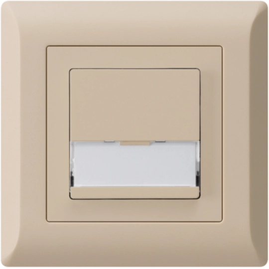 WH25510107C - UP-SonnerieTaster kallysto.line beige A/1L mit Namensschild 37×15mm