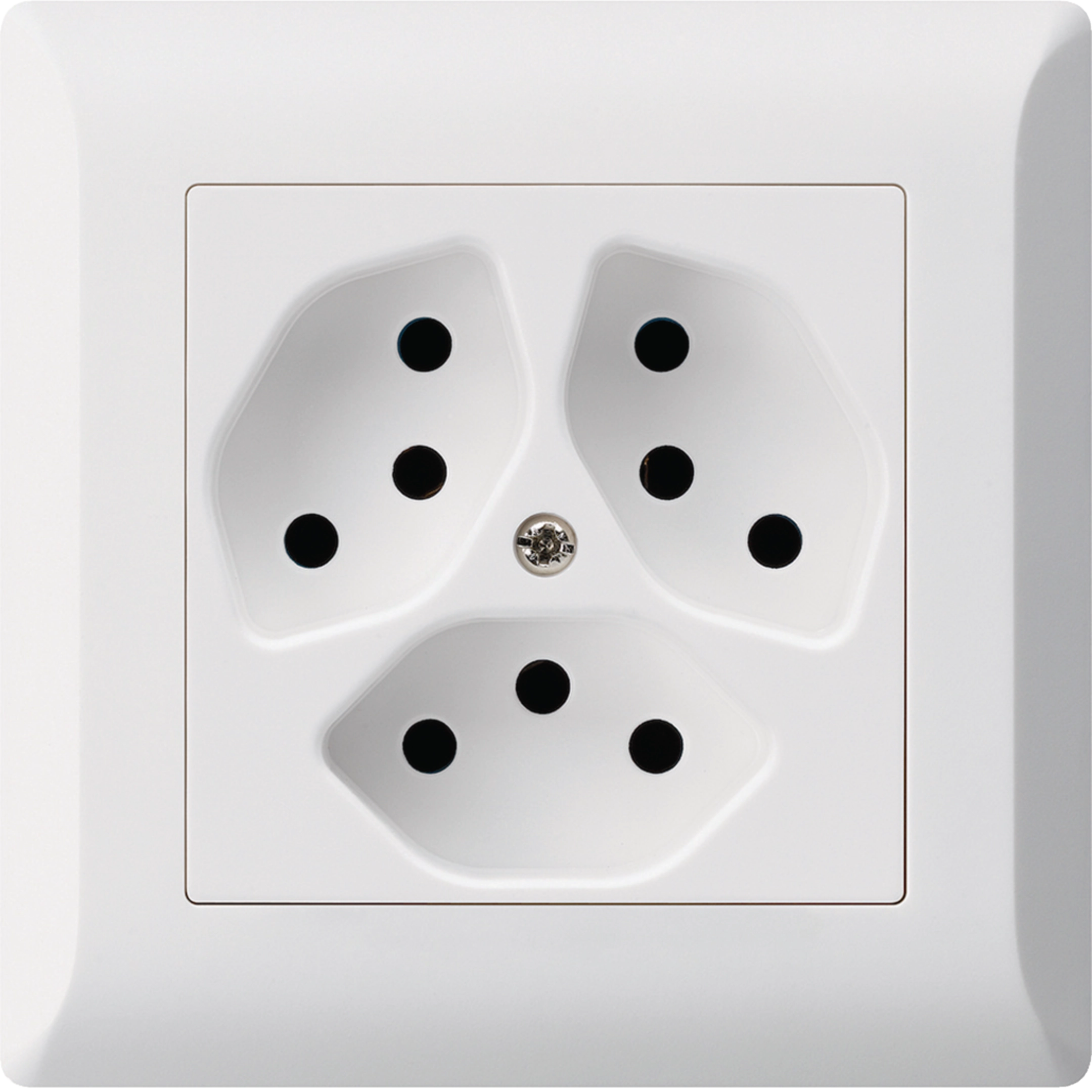 WH25640300C - Prise ENC kallysto.line 3×T13 blanc