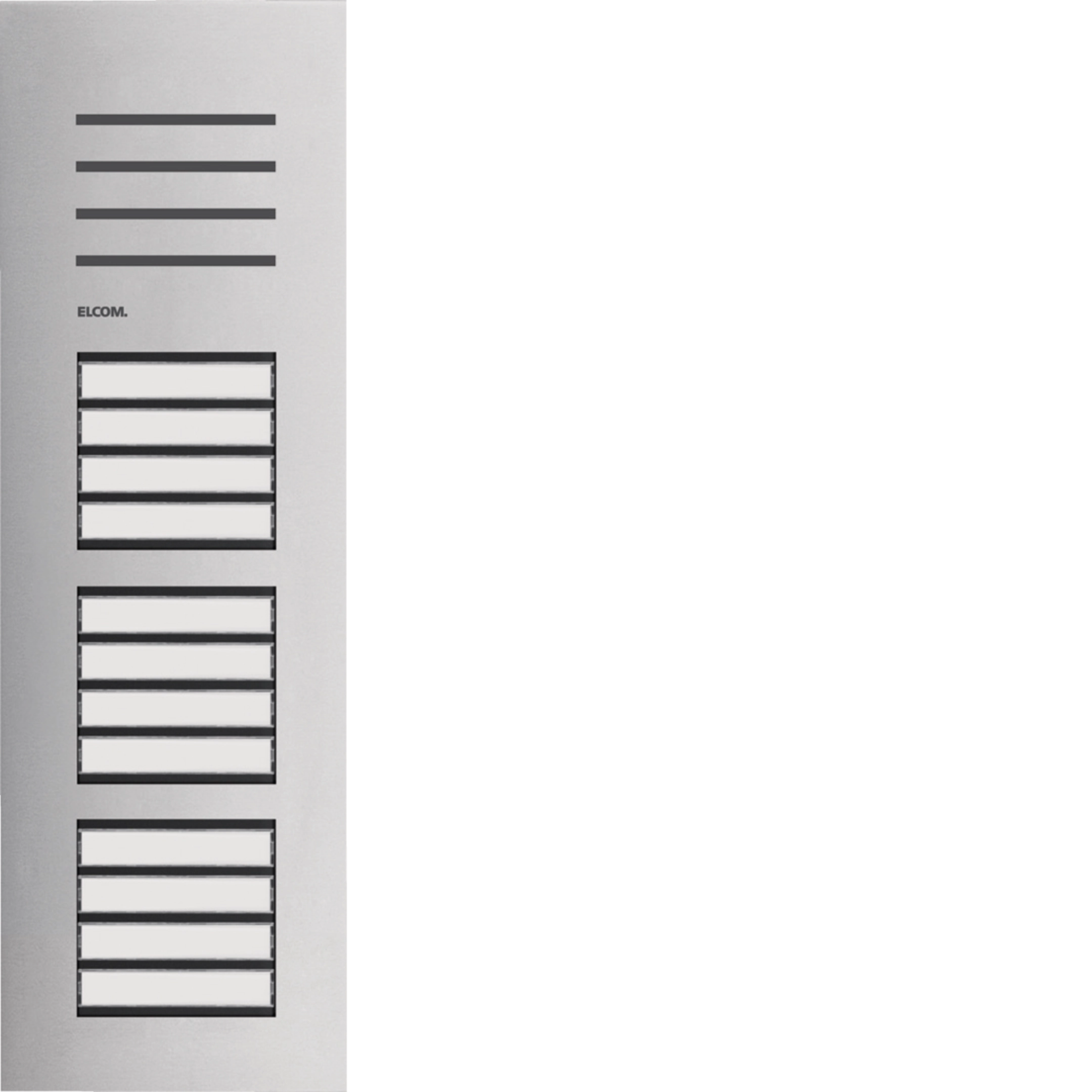 Türstation Audio 12/1 2Draht Edelstahl matt ONE