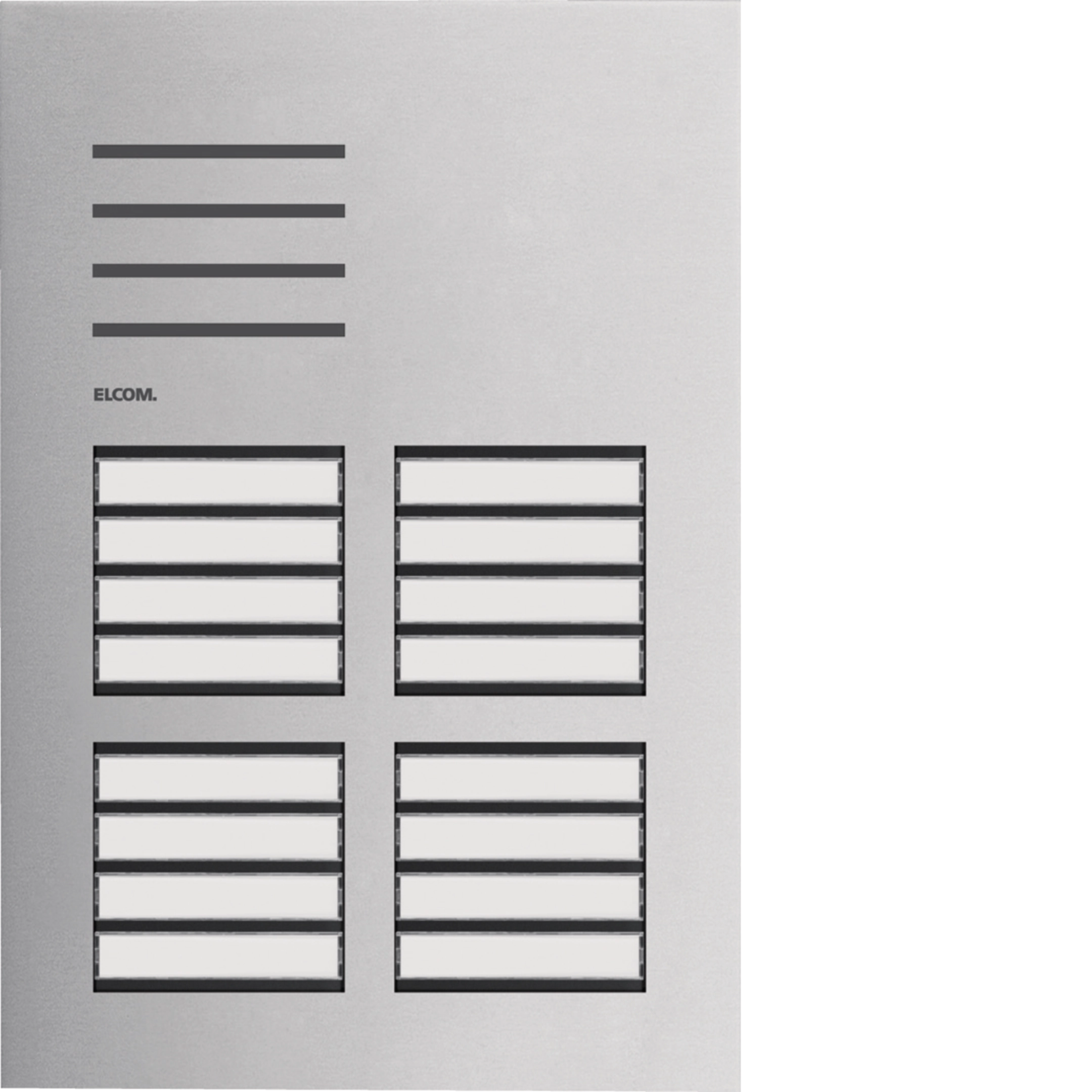 Türstation Audio 16/2 2Draht Edelstahl matt ONE