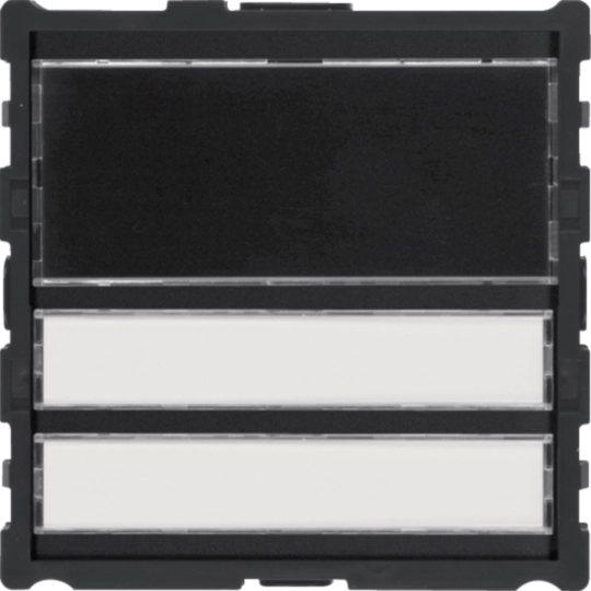REU792Y - Ruftaster Modul 2/1 mit LED-Namensschild und Zustandsanzeige EB 2Draht ONE