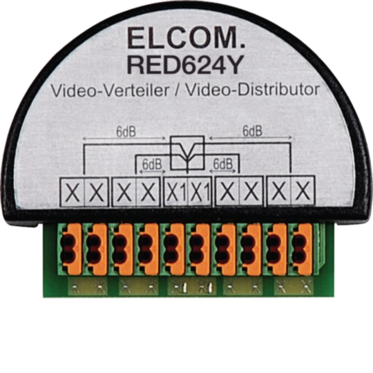 Verteiler 4 fach UP Unterputz  Einbau 2 Drahts Schwarz