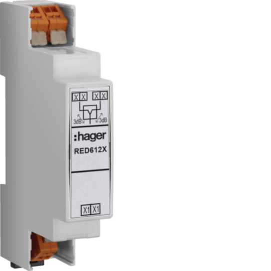 RED612X - Distributeur audio/vidéo AMD Hager 2 fois 2-fils, pour interphone