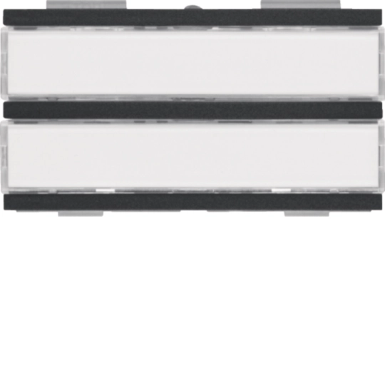 REU922X - Ruftaster Halbaufsatz Hager elcom.one/elcom.home für 2 Wohnungen