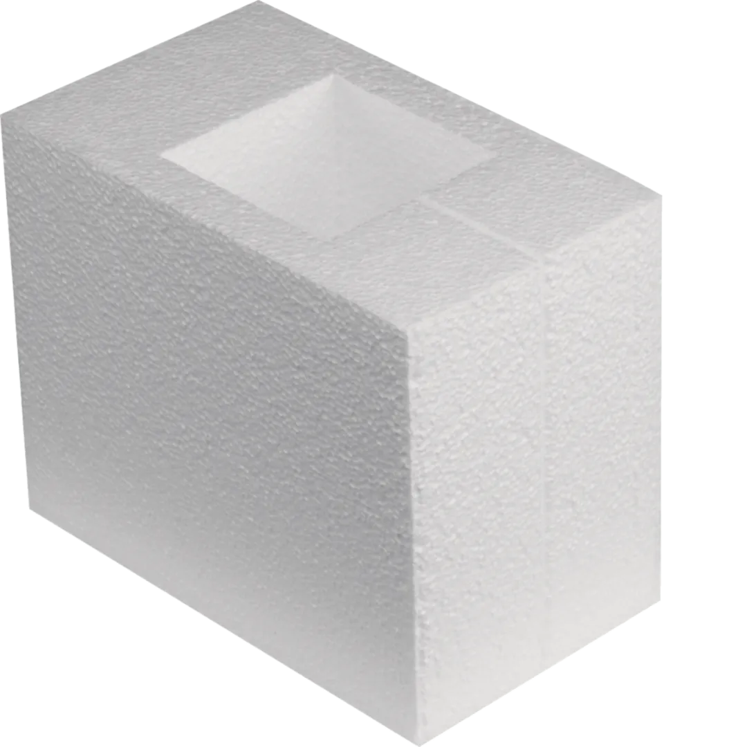 SEVE04200 - Ingjutningselement 147x247mm, för golvbox KDE, höjd 200mm, cellplast (Frigolit)