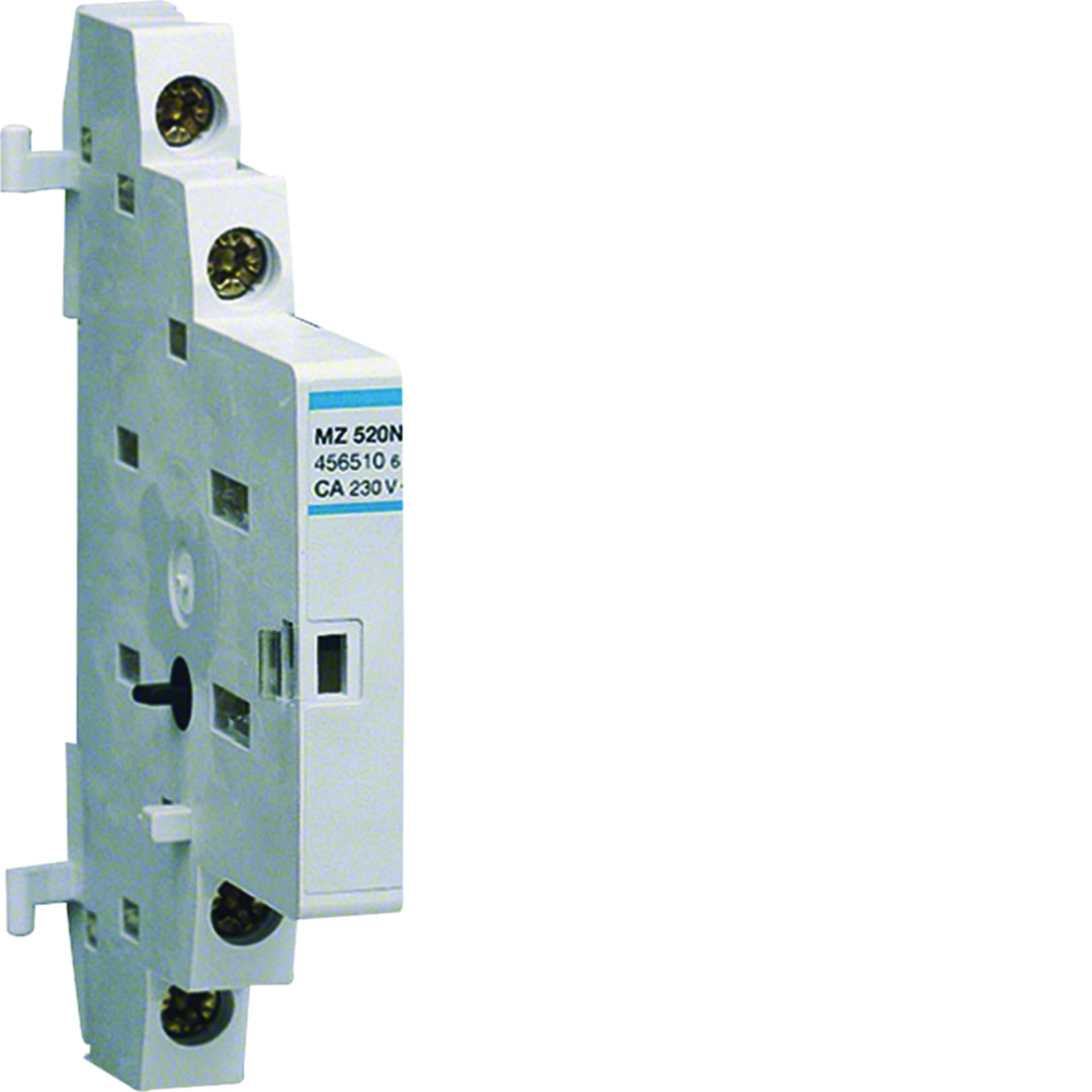 Segédérintkező motorvédő kapcsolóhoz 1z 1ny 3.5A/AC15/230V oldalra csavaros MZ Hager