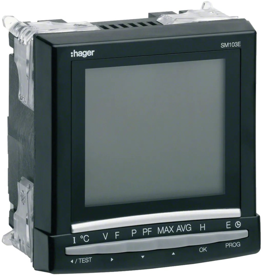 SM103E - Digitale multimeter / analyser, paneelinbouw (functie en communicatie modules)