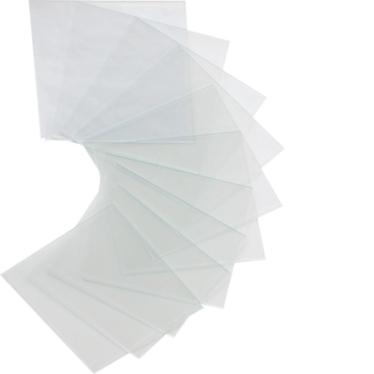 RXE01D - Ersatz-Glasscheibe 10er Set für Druckknopfmelder