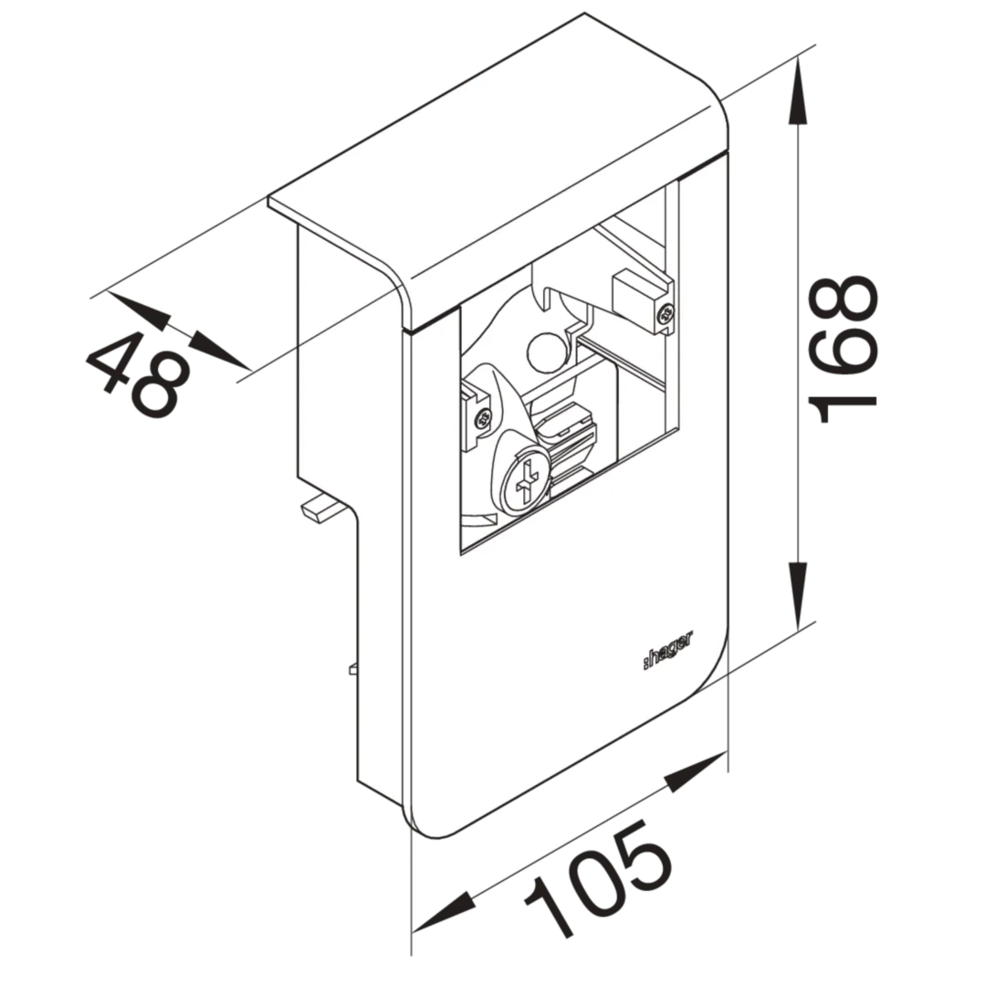 SL201159019011 - Geräteträger universal design für UP-Geräte mit Rahmen zu SL 20x115mm schwarz