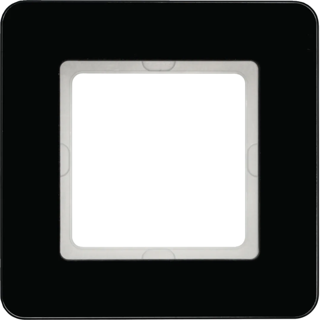 10116076 - Afdekraam 1-v, berker Q.7 Glas zwart