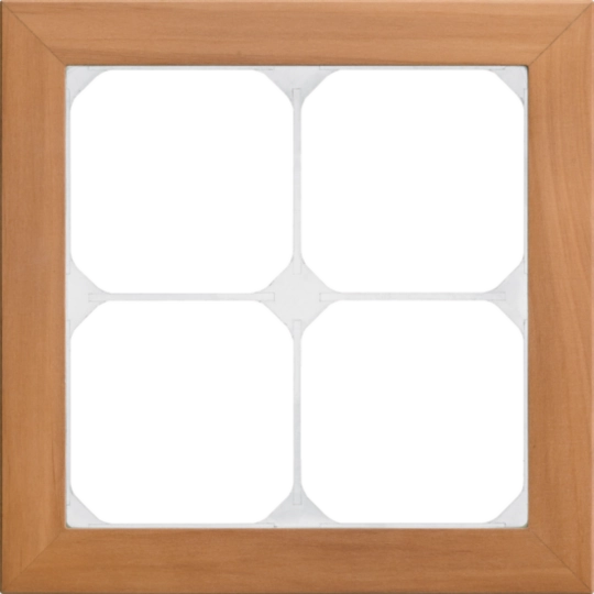 WH24931157Z - Cadre de recouvrement KAL.art 2×2 154×154mm poirier