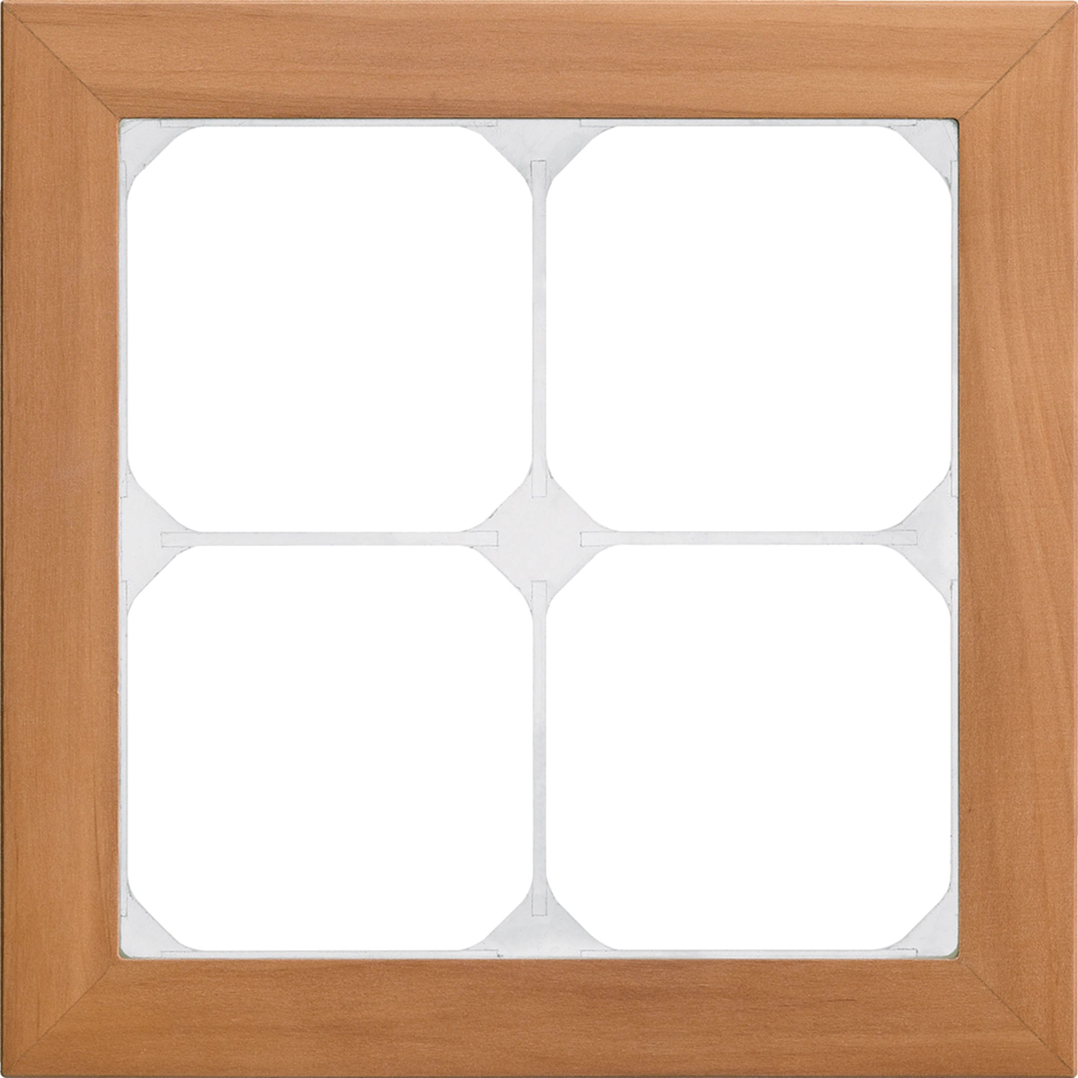 WH24931157Z - Cadre de recouvrement KAL.art 2×2 154×154mm poirier