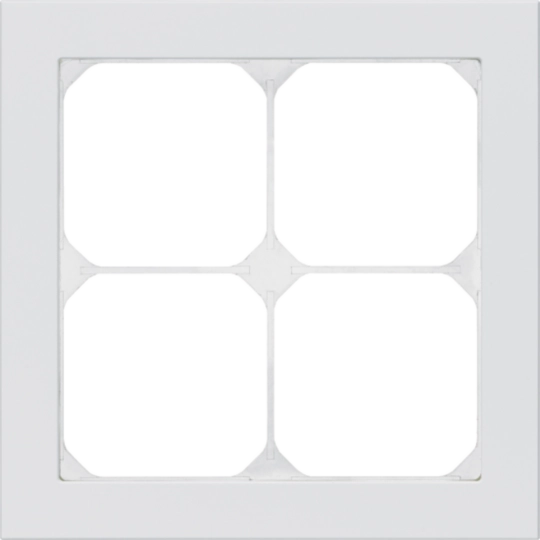 WH24931176Z - Cadre de recouvrement KAL.art 2×2 154×154mm Al blanc