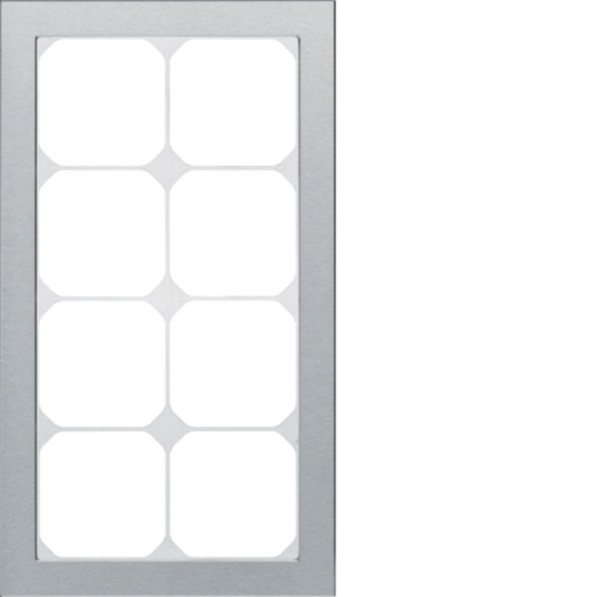 WH24941288Z - Abdeckrahmen KAL.art 4×2 274×154mm Edelstahl gebürstet