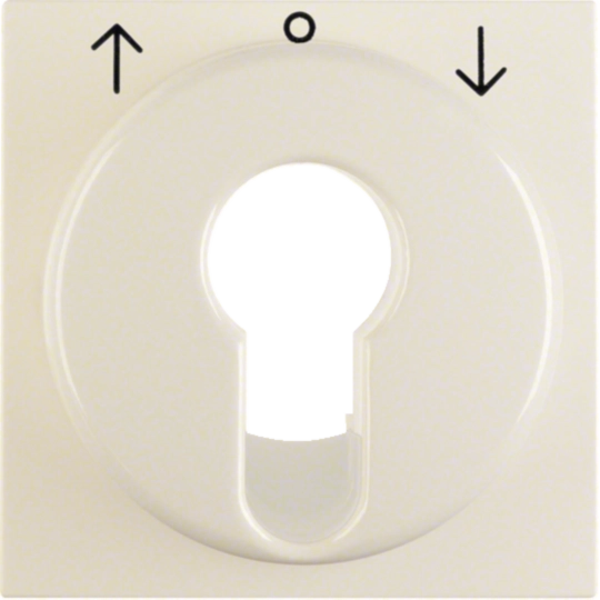 15088982 - Zentralstück Jalousie/Schlüssel Schalter S.1 IP44 weiß glänzend