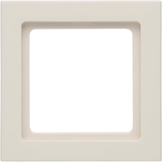 10116092 - Frame 1gang, Q.3, white velvety