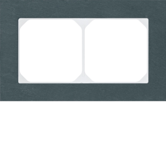 WH24930485Z - Cadre de recouvrement KAL.art 1×2 94×154mm ardoise noir