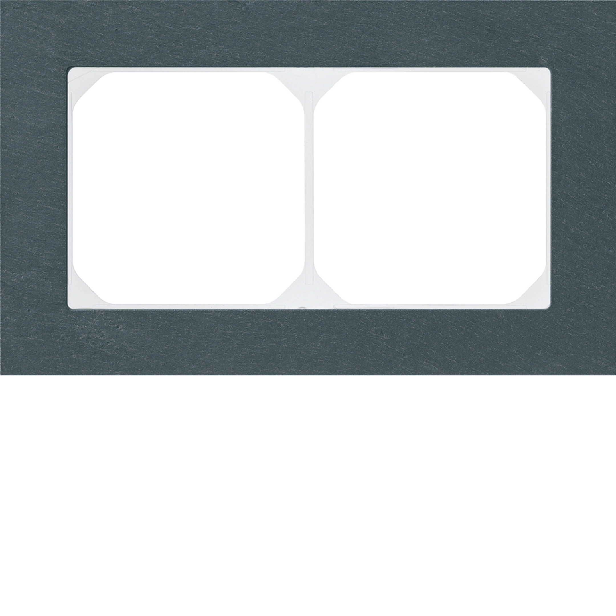WH24930485Z - Cadre de recouvrement KAL.art 1×2 94×154mm ardoise noir