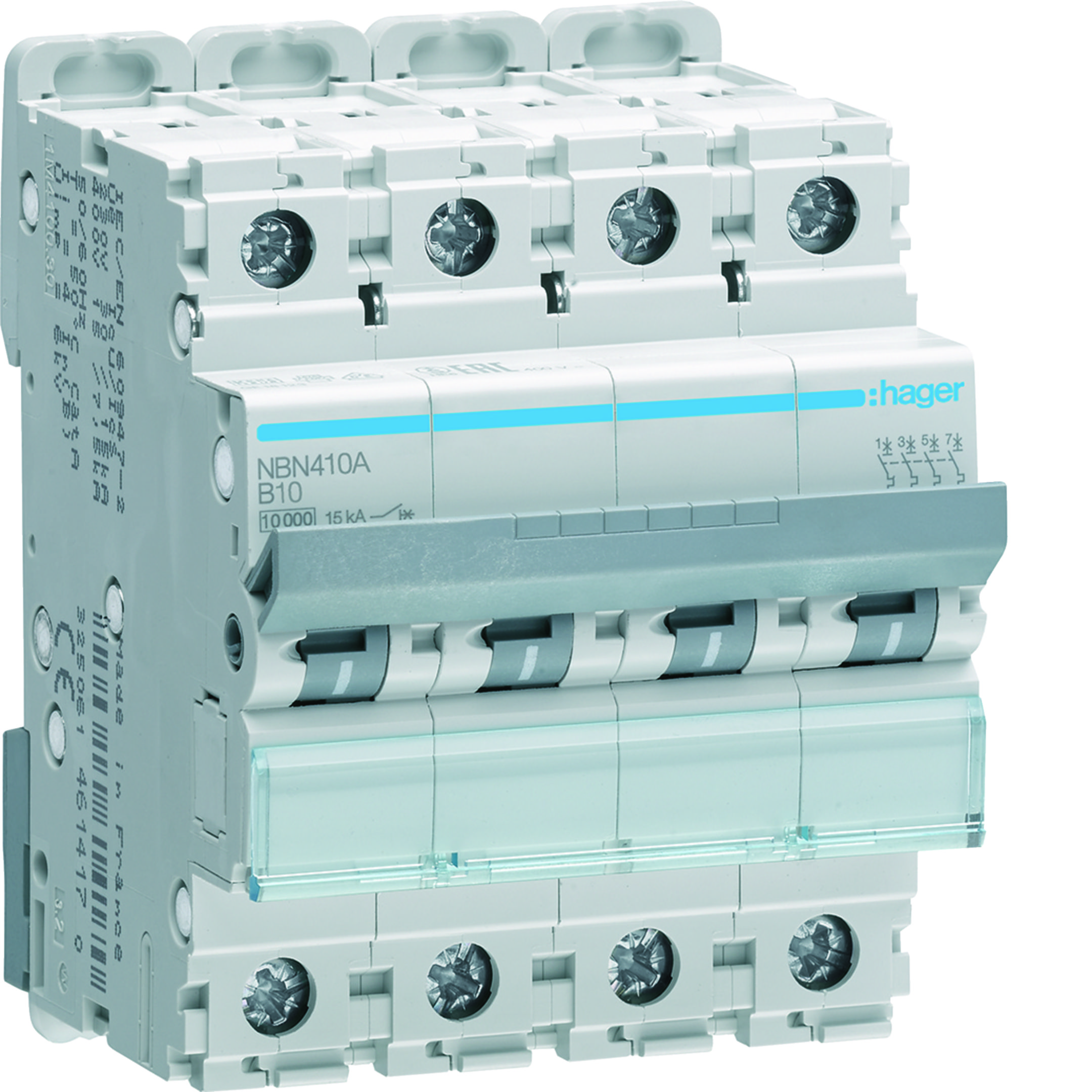 INTERR. AUTOM. 4P 10A 10KA B 4M