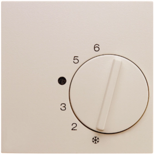 16708982 - Pezzo centrale per regolatore di temperatura Berker S.1 bianco lucido