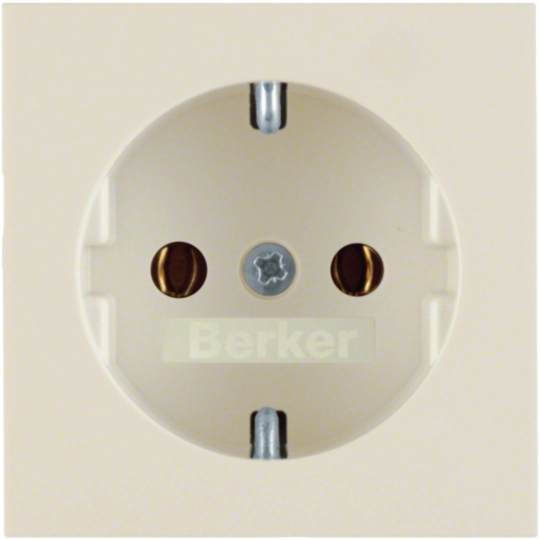 17198982 - Tapa SCHUKO, S/B, prot inf, bl brillo