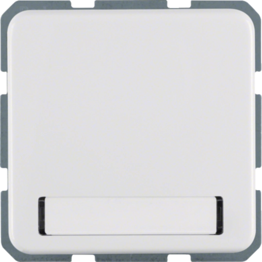 471909 - WCD RA met klapd. en tekstv. IP44 inbouw, polarwit