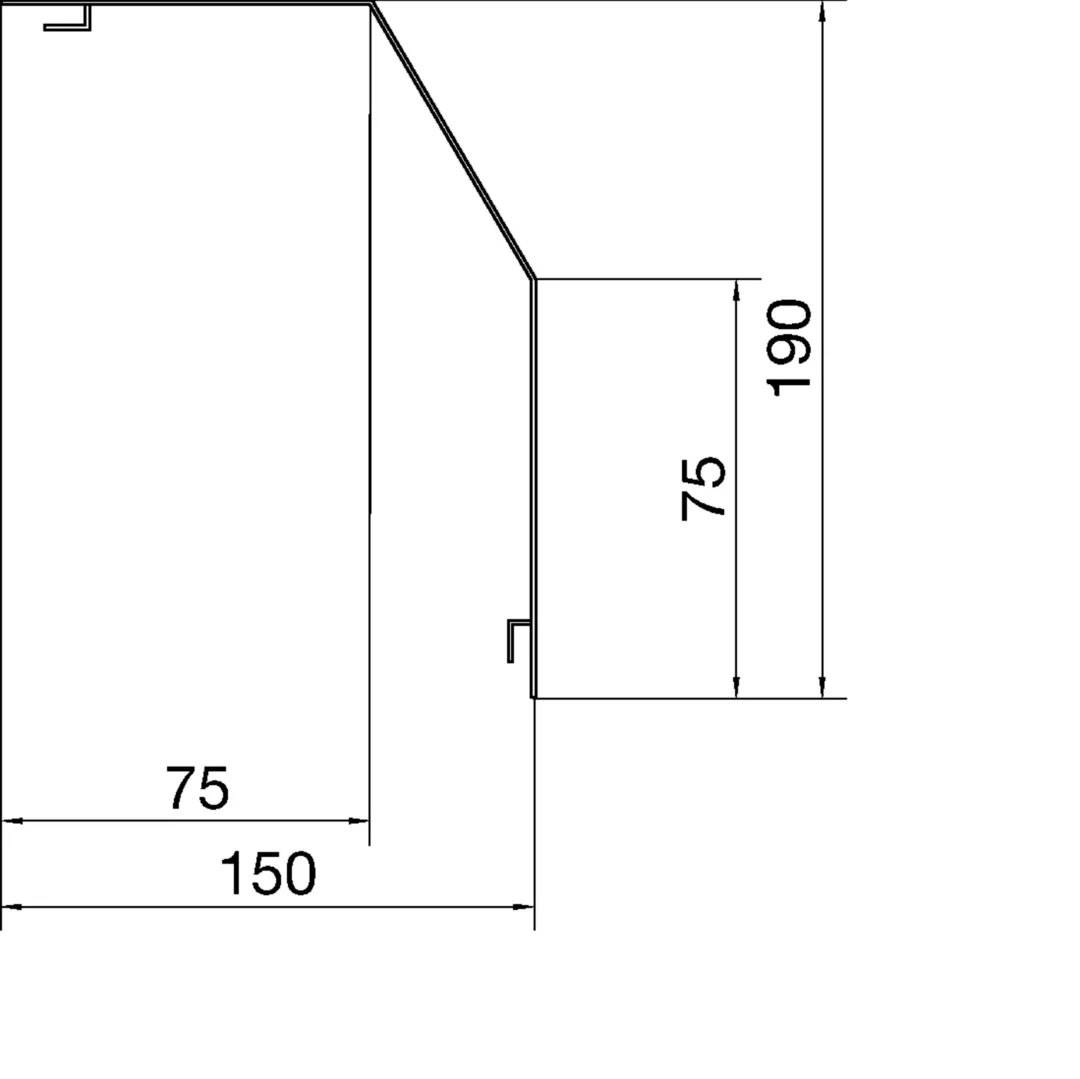 RK1907035 - Profilé de recouvrement RK190 PVC gris clair
