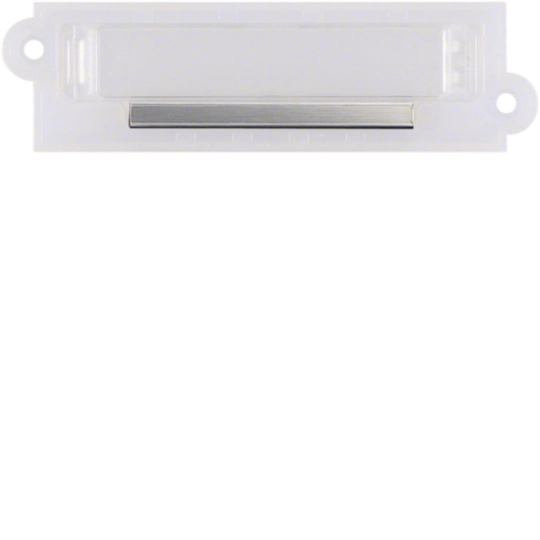 AVZ-RHB Ruftaster mit Namensschild und weißen LED HB Edelstahl