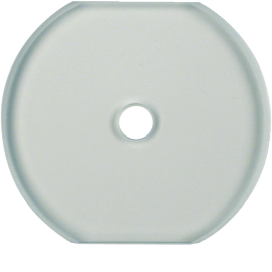 109530 - Serie Glas, Mittelplatte f. Drehschalter/-taster, f. Knebel, für Hohlwandmontage