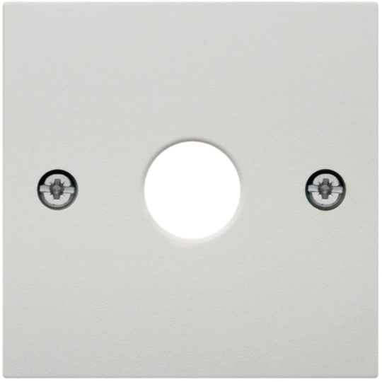14991909 - Centre plate for aerial socket 1-hole, S.1/B.3/B.7, polar white matt
