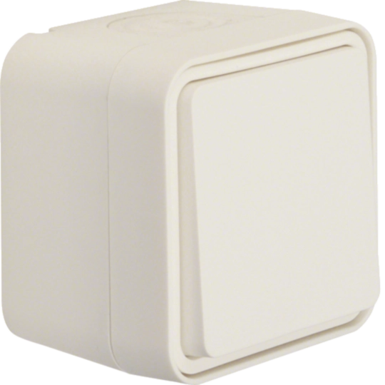 30763502 - Wechselschalter AP W.1 polarweiß LT