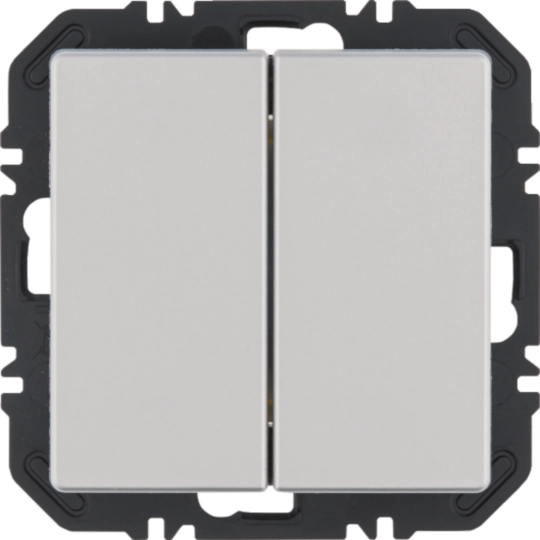 24126184 - Wandsendermodul Enocean mit Wippe 2fach, Q.x, alu