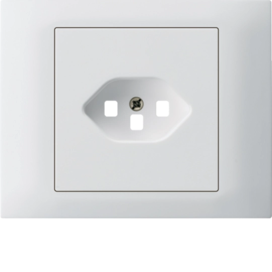 WH22585500G - Kit frontal INC G3 kallysto pour prise INC G3 1×type 23 cadre à visser blanc