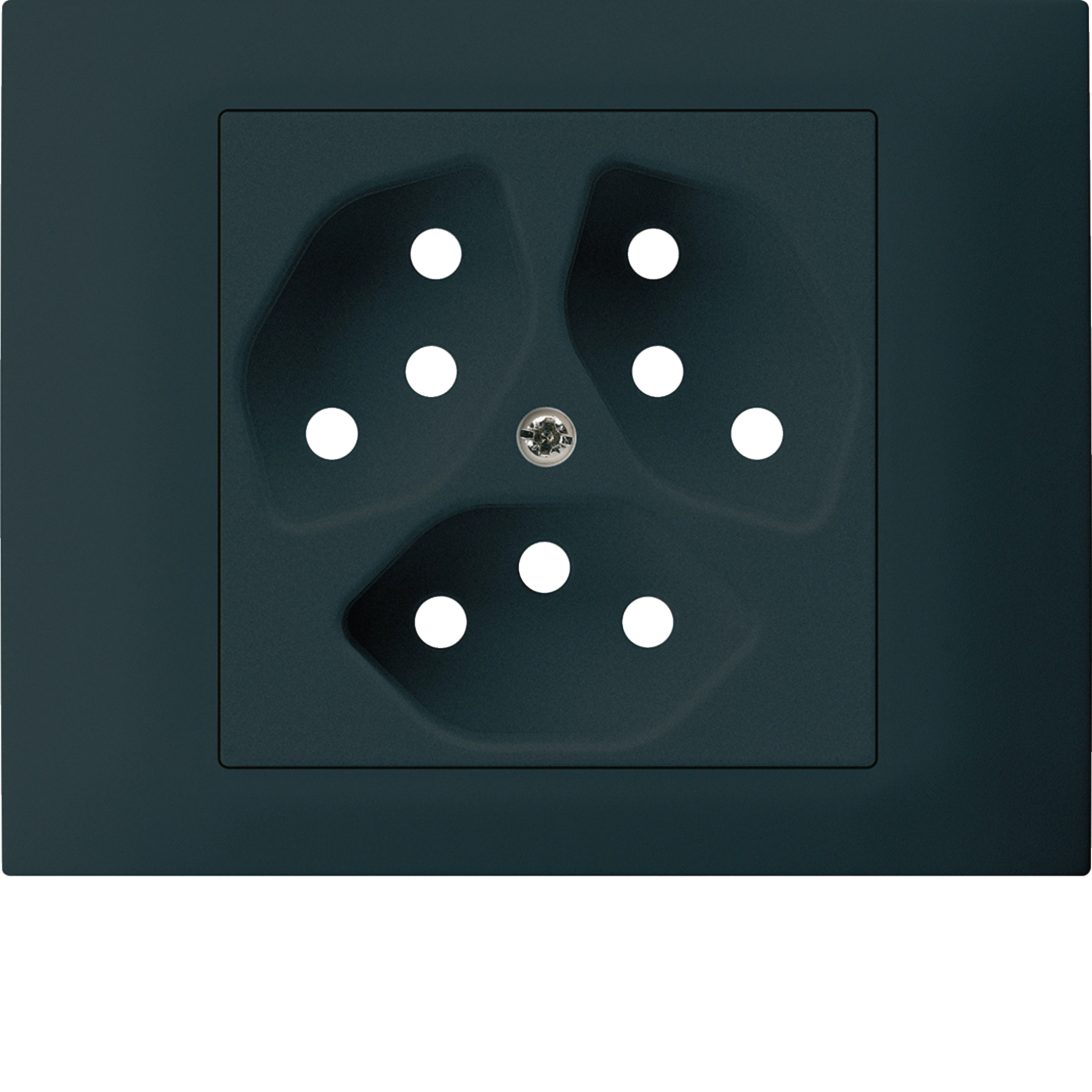 WH22640505G - Kit frontal INC G3 kallysto pour prise INC G3 3×type 13 cadre à visser noir