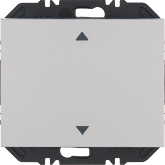 24117203 - Wandsendermodul Enocean mit Wippe m. Aufdruck Symbol Pfeile, K.5 alu matt