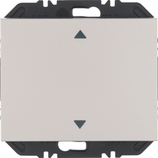 24117204 - Wandsendermodul Enocean mit Wippe m. Aufdruck Symbol Pfeile, K.5 edelstahl matt