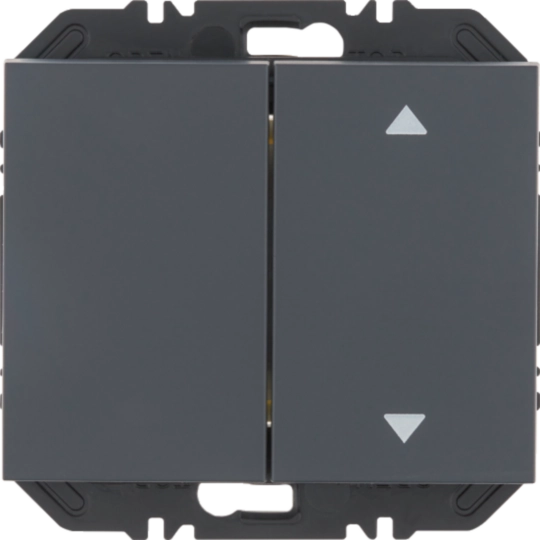 24127306 - Wandsendermodul Enocean m Wippe 2fach einseitig m Symbol Pfeil, K.1, anthr. matt