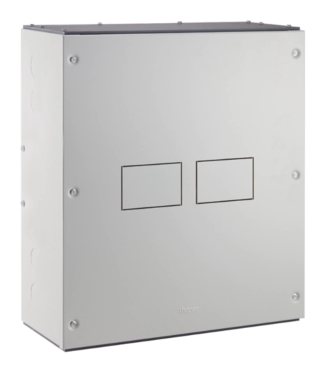 TFMX40023P - Enclosure, T-OFF range, MCCB 2*400A suits, IP20, RAL7035