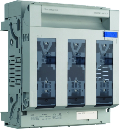 SR3 - NHS-Lasttrenner weber.silas DIN3 690VAC 630A Reiter T.70mm Abgang oben/unten