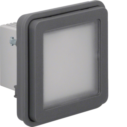 51733525 - Přístroj LED signálního světla, bílé, W.1, šedá mat